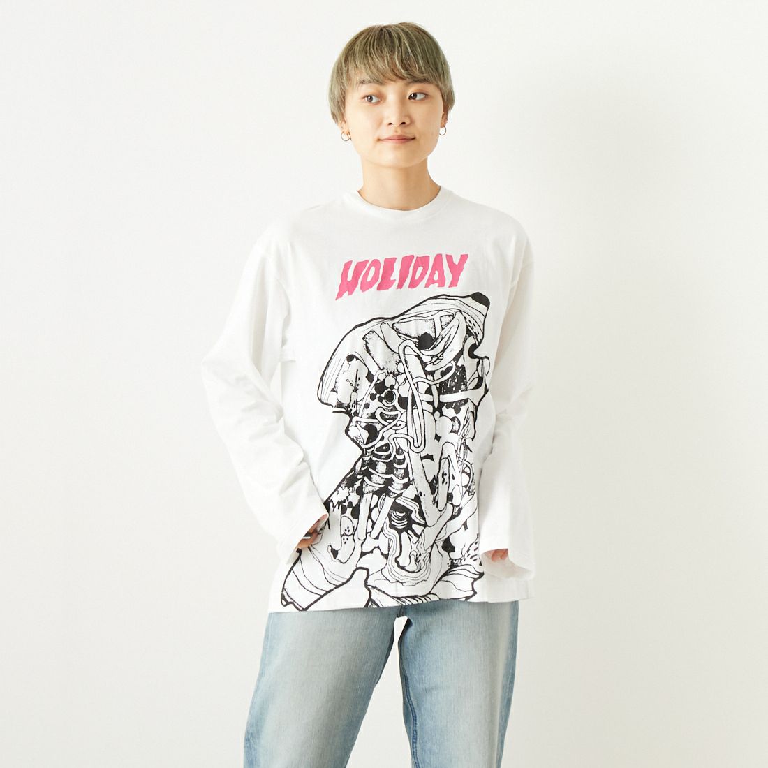 HOLIDAY [ホリデイ] スーパーファイン 長袖Tシャツ [23201106]｜ジーンズファクトリー公式通販サイト - JEANS FACTORY  Online Shop