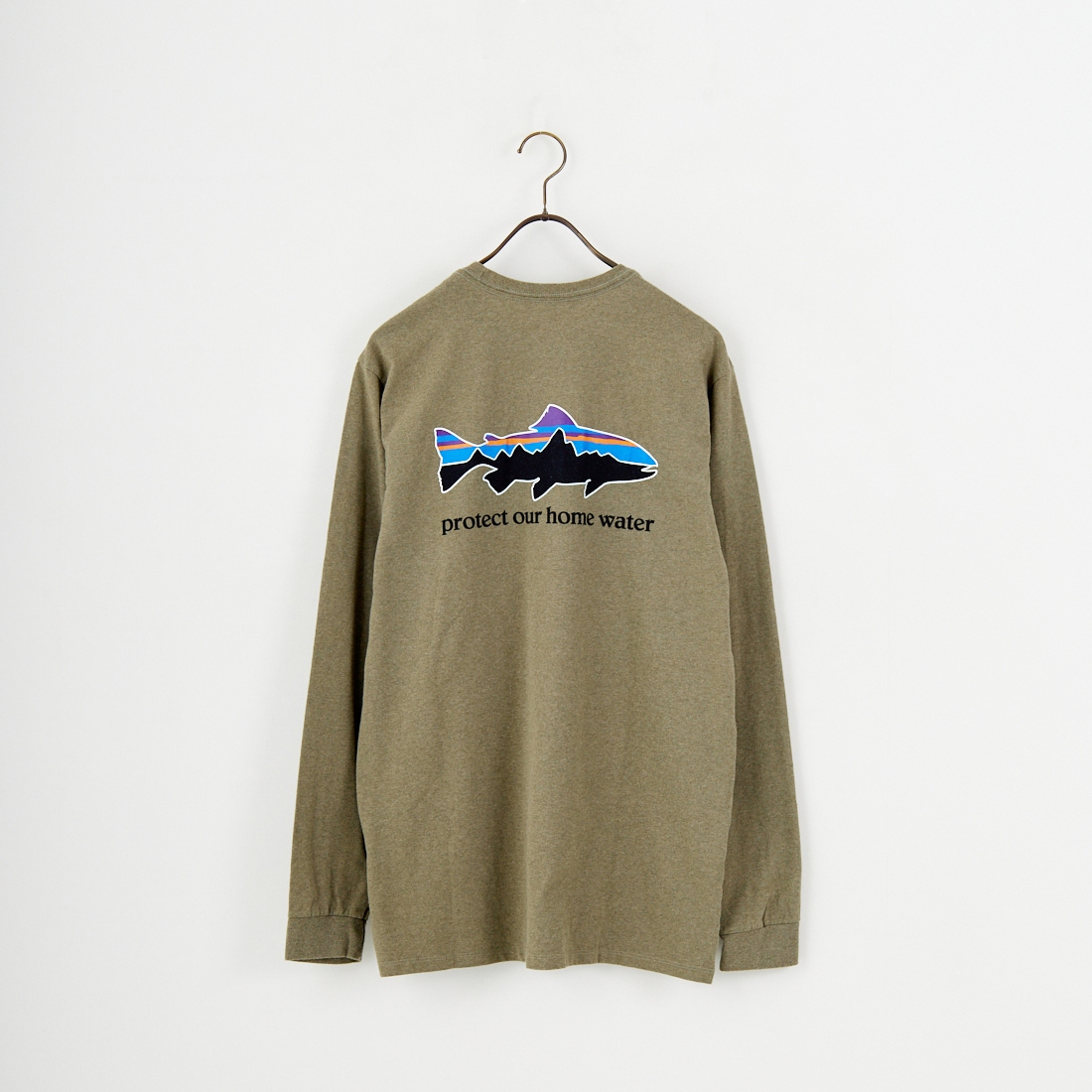 patagonia パタゴニア ロンジョン メンズ S パタゴニア]メンズ・ロングスリーブ・キャスティング・ロゴ・レスポン