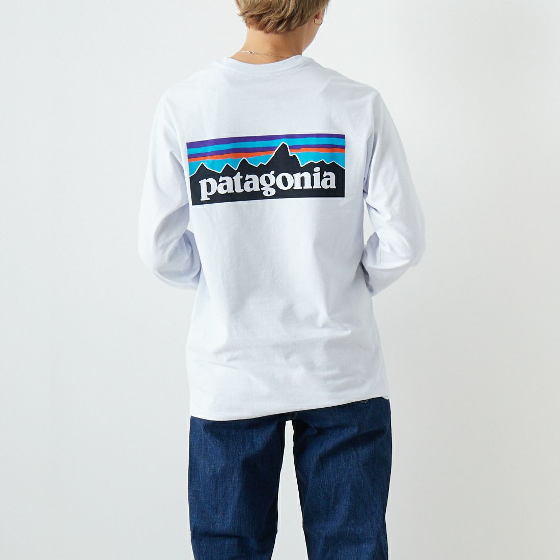 【難】パタゴニア 38518 メンズ ロングTシャツ ホワイトXLメンズ