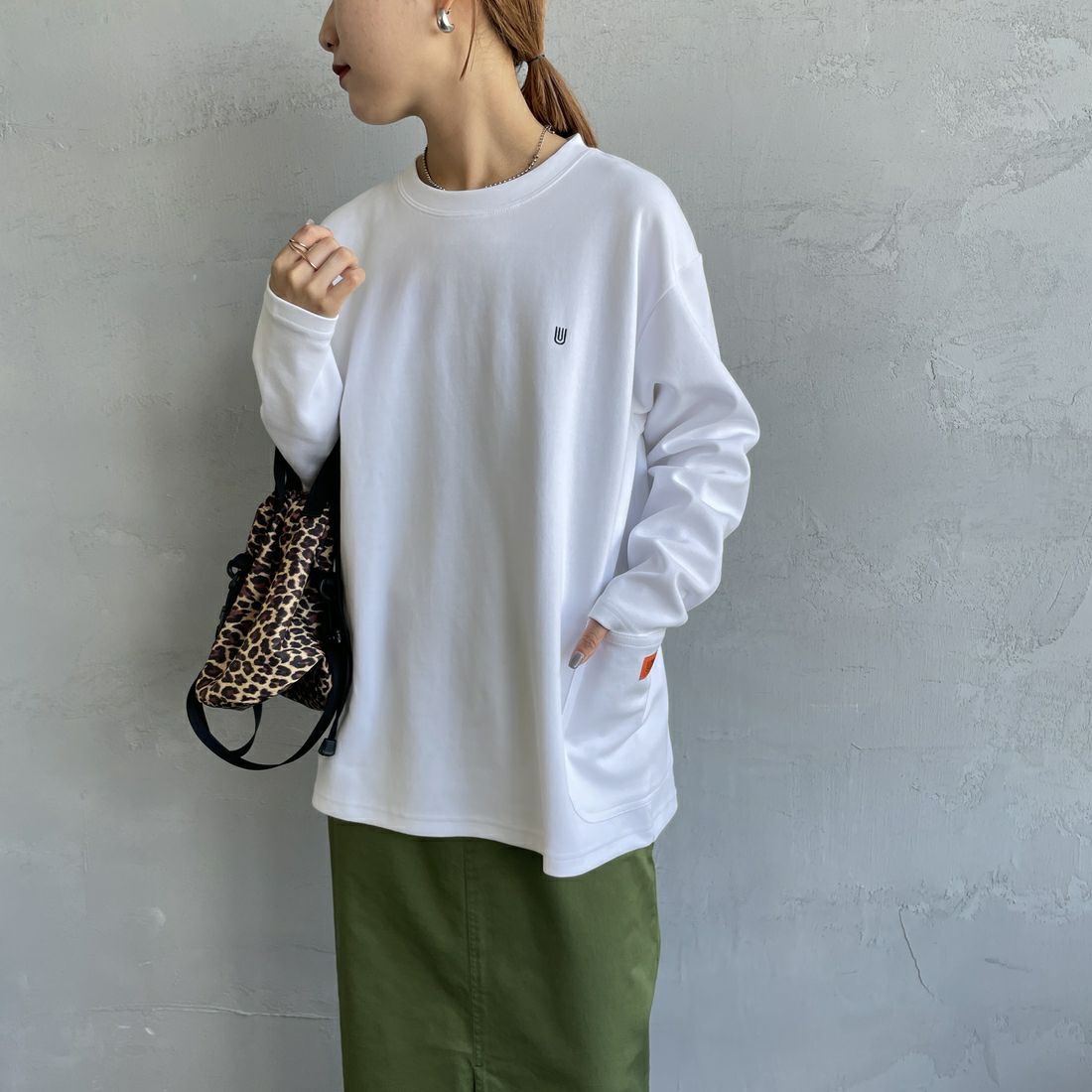 UNIVERSAL OVERALL [ユニバーサルオーバーオール] 別注 ポンチカバーオール ロングスリーブTシャツ [U2332215IN-JF]