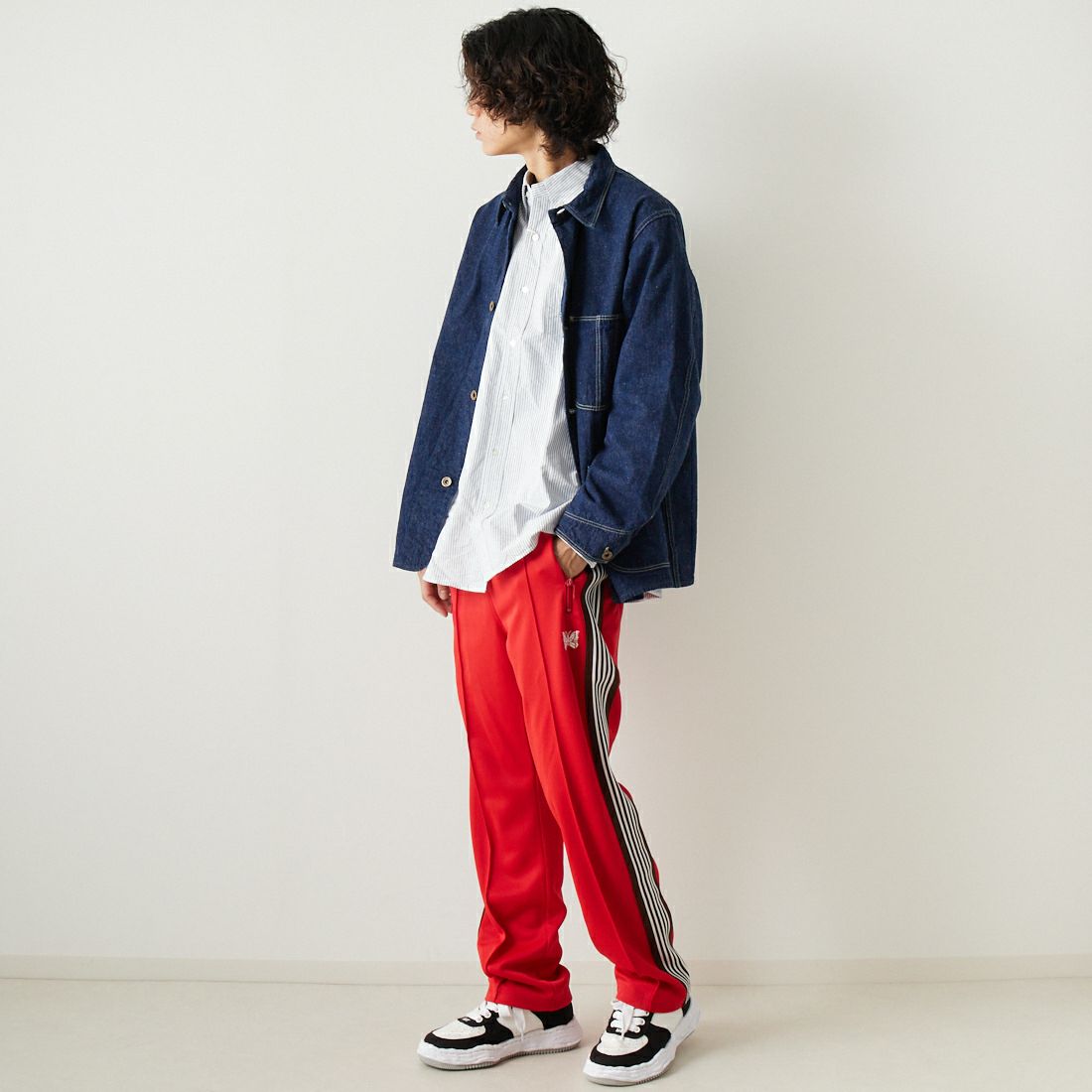 orSlow [オアスロウ] 1940S デニムカバーオール [01-6150] 81 ONEWASH &&モデル身長：182cm 着用サイズ：4&&
