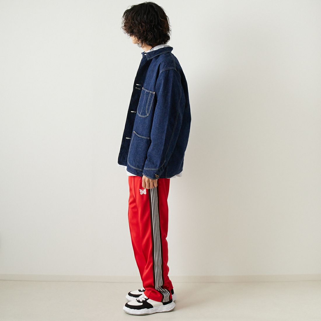 orSlow [オアスロウ] 1940S デニムカバーオール [01-6150] 81 ONEWASH &&モデル身長：182cm 着用サイズ：4&&