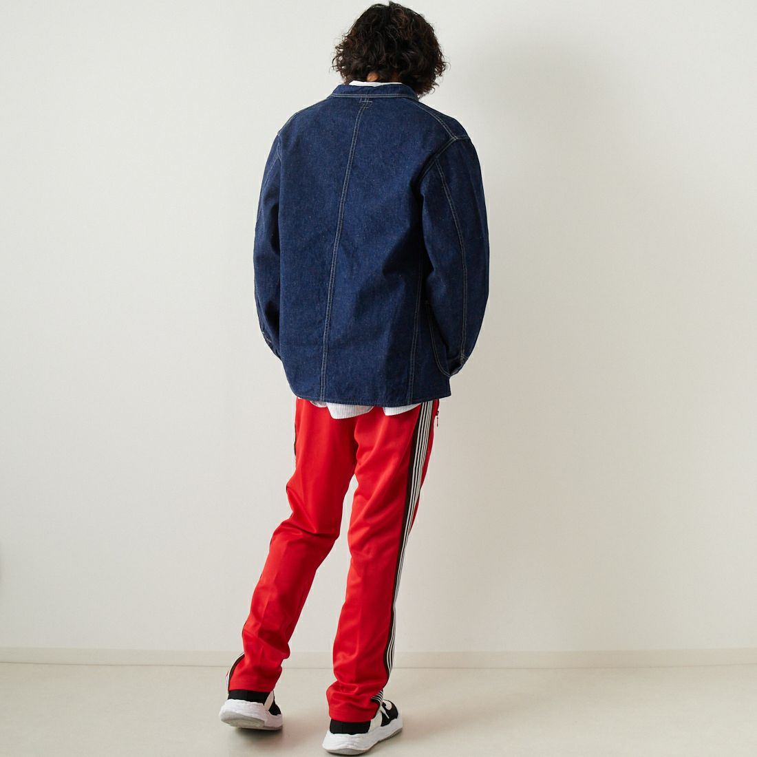 orSlow [オアスロウ] 1940S デニムカバーオール [01-6150] 81 ONEWASH &&モデル身長：182cm 着用サイズ：4&&