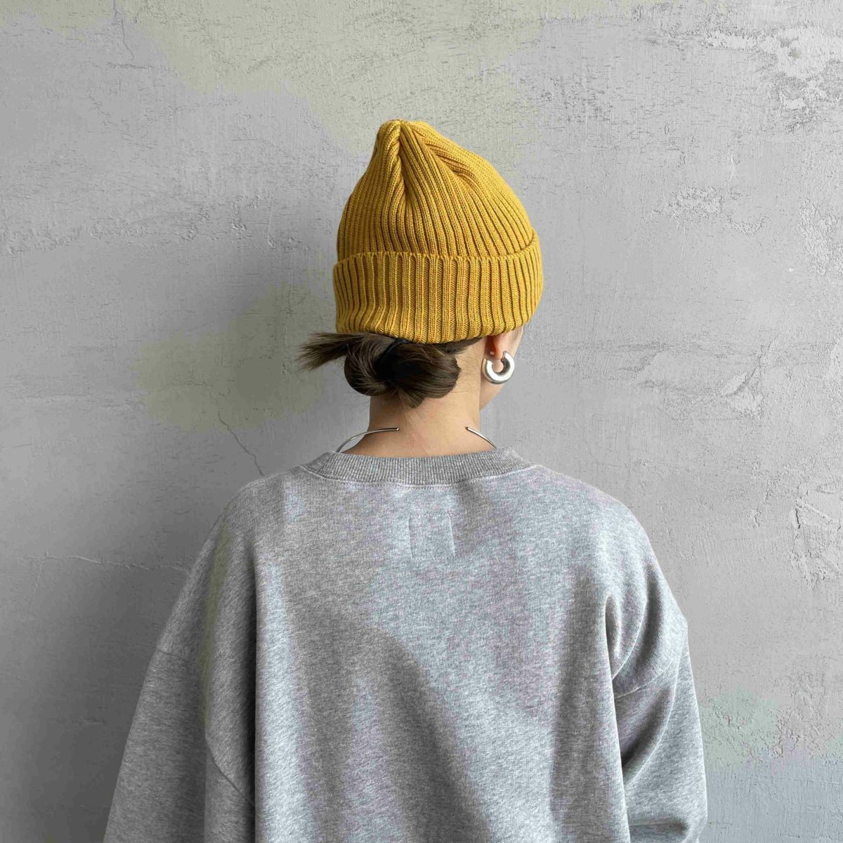 DANTON [ダントン] リブニットキャップ [DT-H0234BLG] GOLD