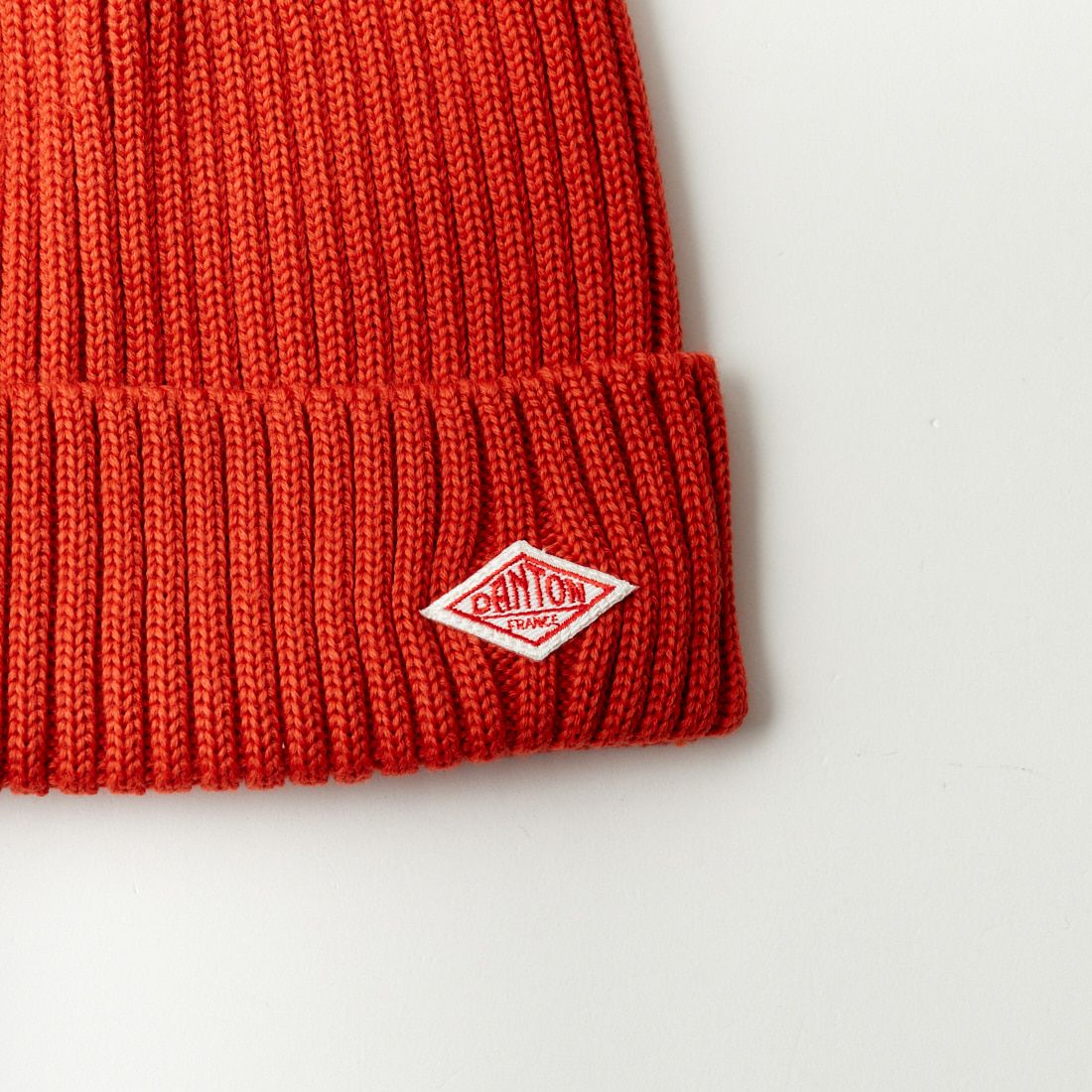 DANTON [ダントン] リブニットキャップ [DT-H0234BLG] APRICOT
