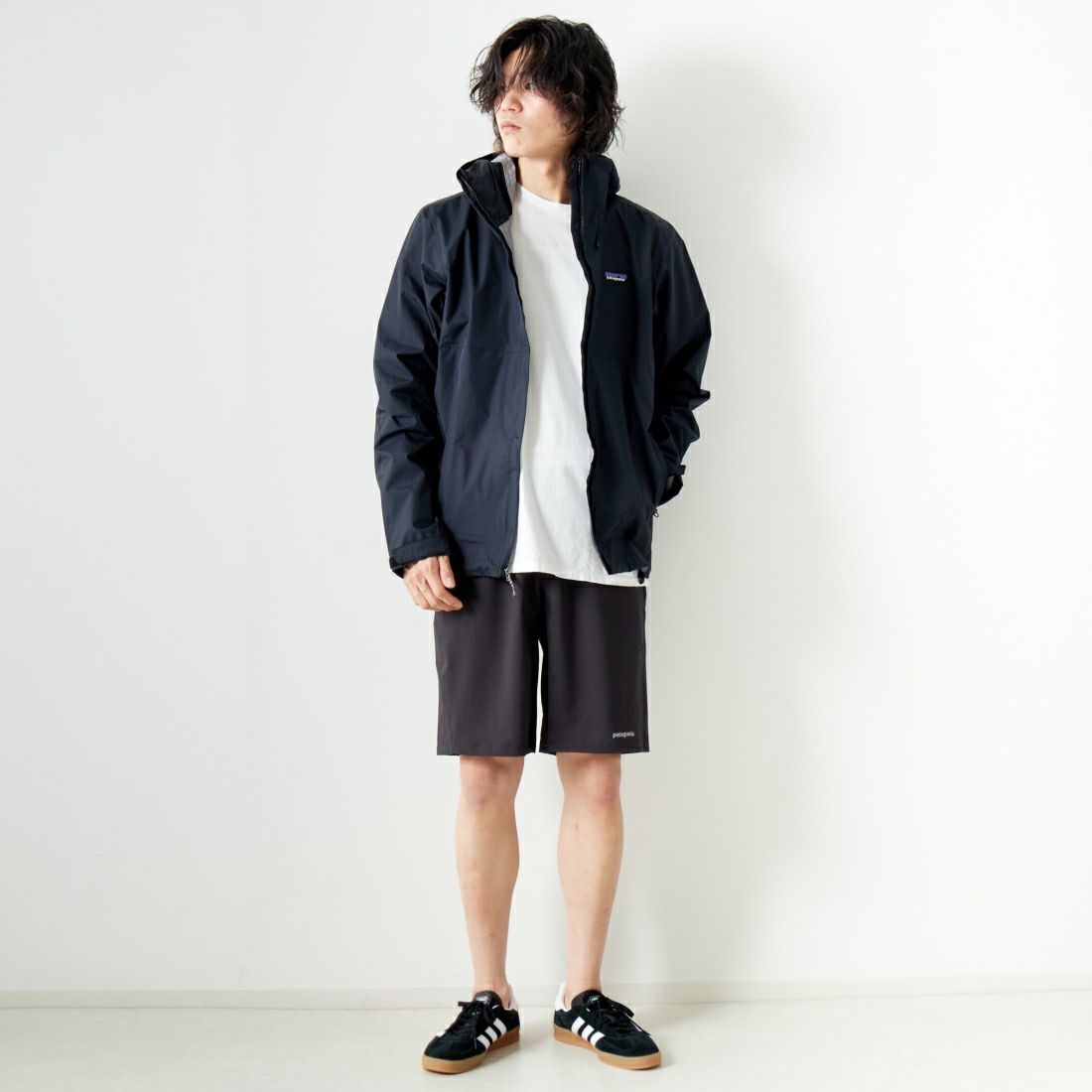 patagonia [パタゴニア] メンズ トレントシェル3L ジャケット [85241] BLK &&モデル身長：182cm 着用サイズ：M&&