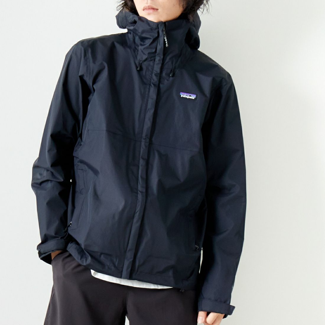 patagonia [パタゴニア] メンズ トレントシェル3L ジャケット [85241] BLK &&モデル身長：182cm 着用サイズ：M&&