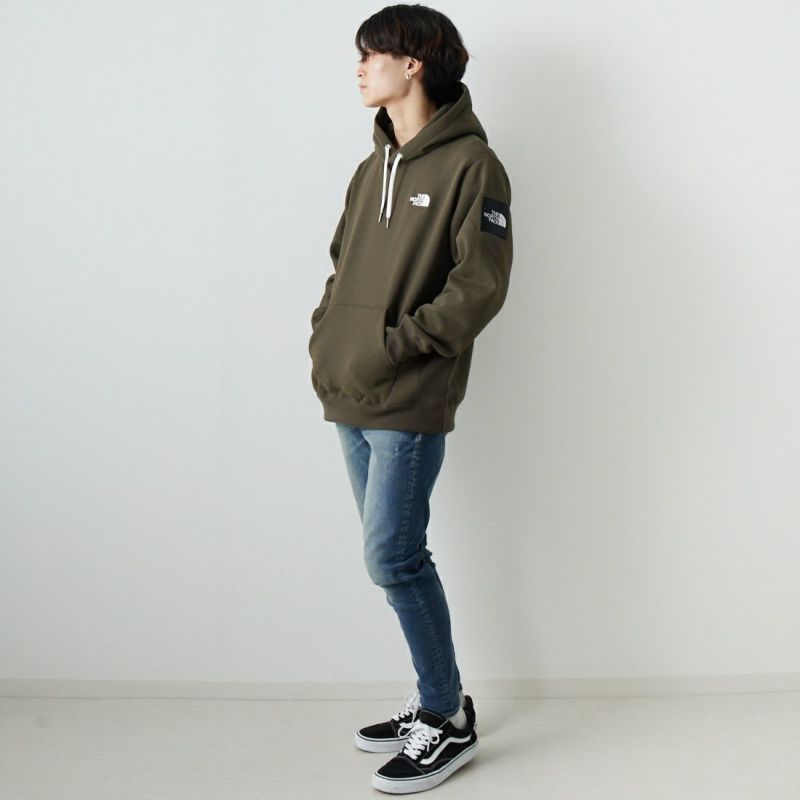 THE NORTH FACE [ザ ノースフェイス] スクエア ロゴ フーディ [NT62338