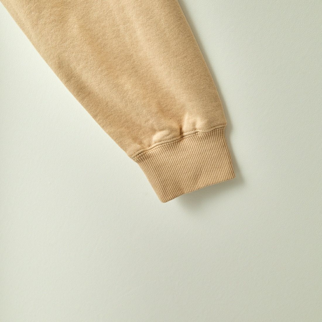 THE FOX [ザフォックス] 別注 ワンポイントロゴ ハーフジップスウェット [PN23F012-JF] SAND