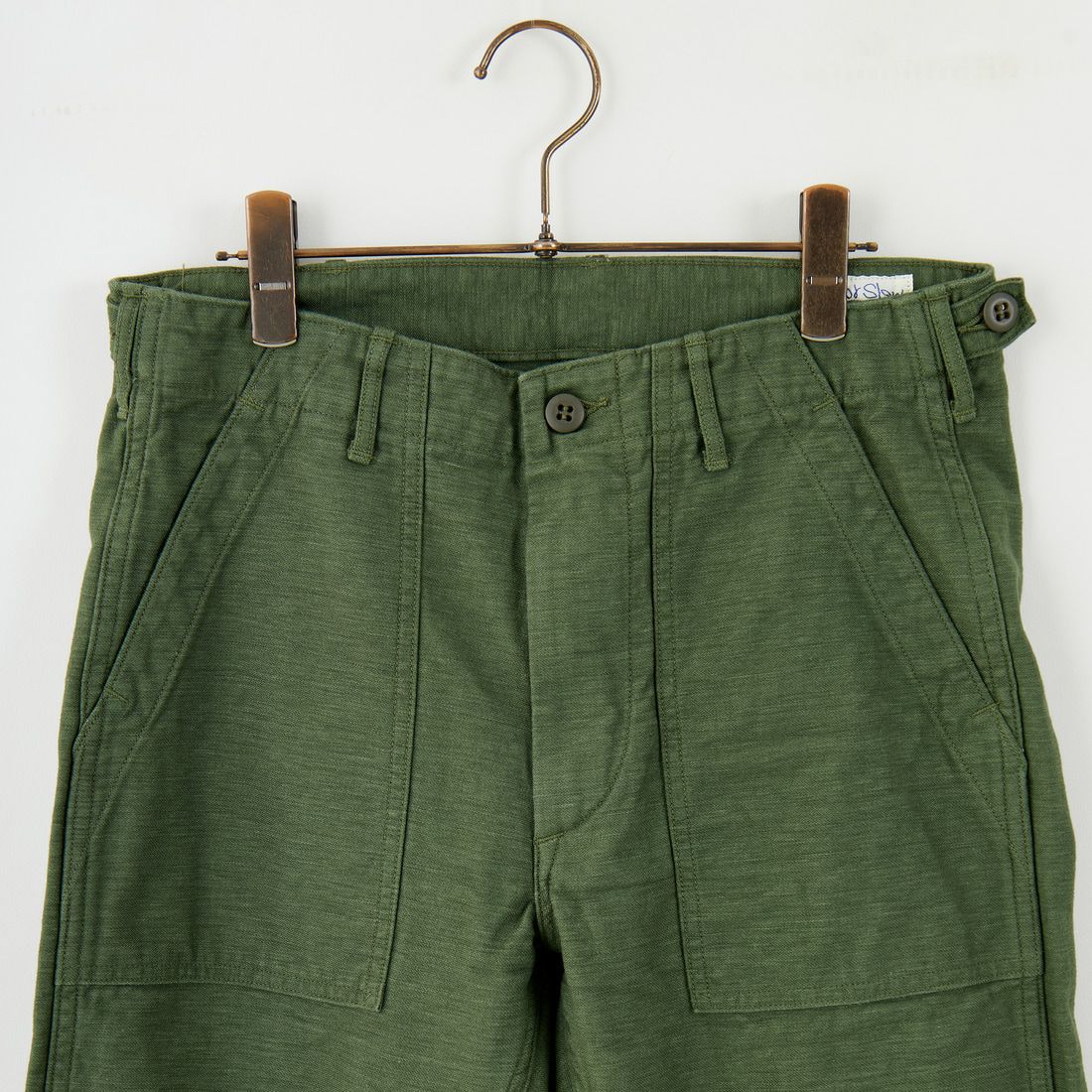 orSlow [オアスロウ] スリムフィット ファティーグパンツ [01-5032] 16 GREEN