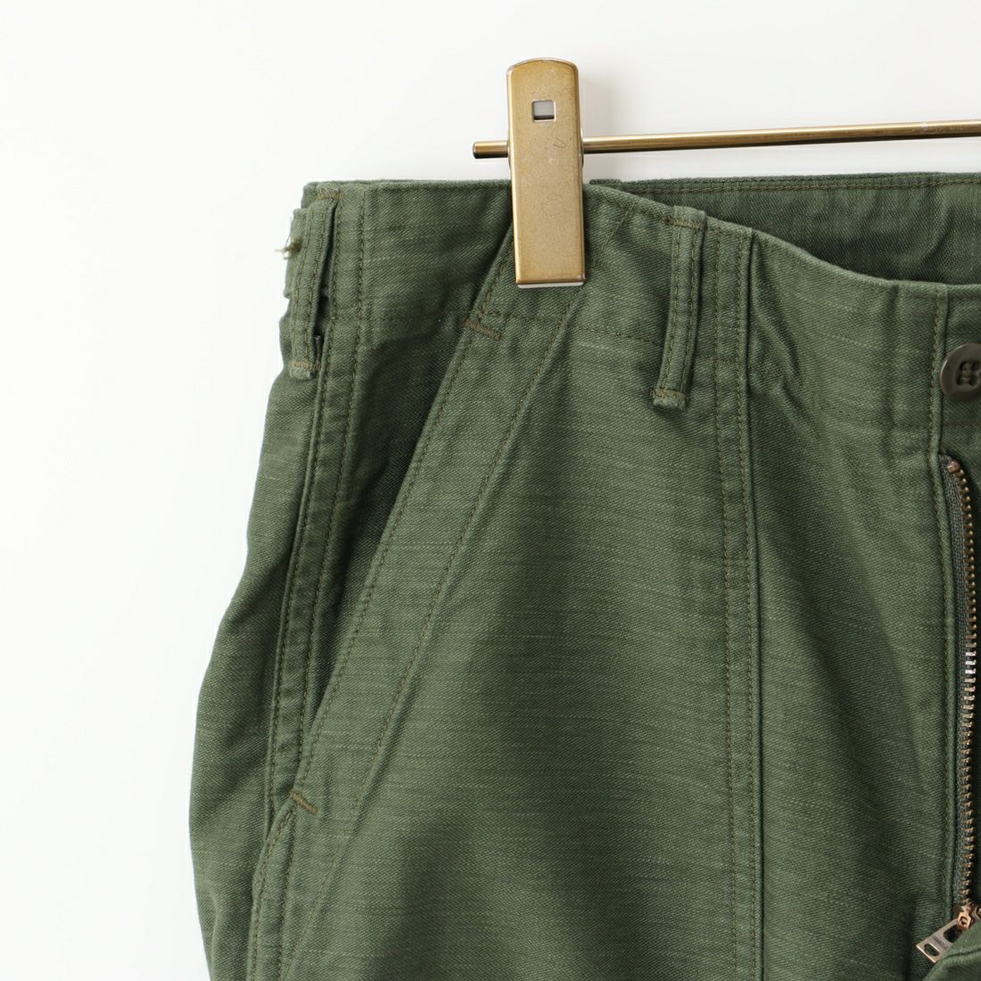 orSlow [オアスロウ] スリムフィット ファティーグパンツ [01-5032] 16 GREEN
