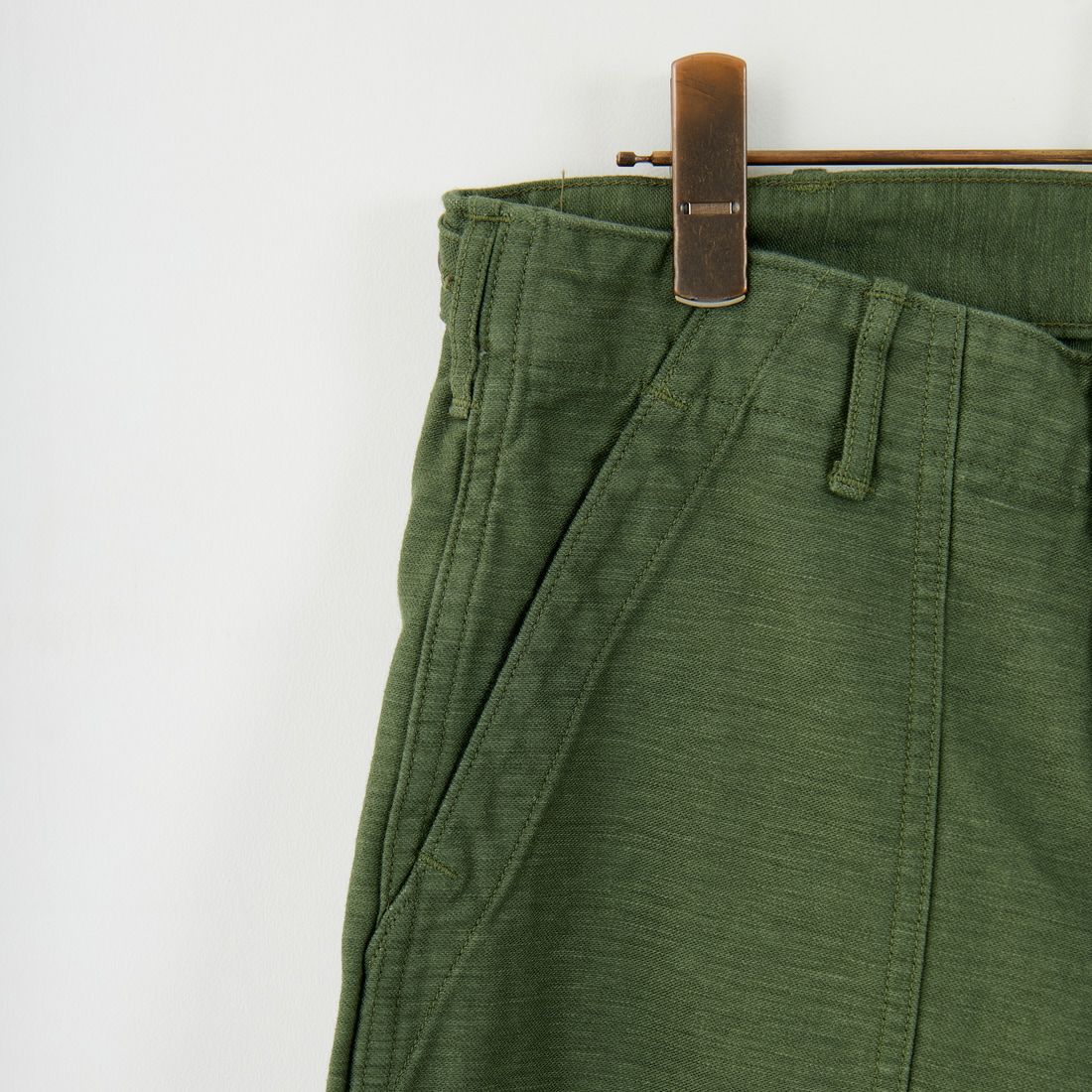 orSlow [オアスロウ] スリムフィット ファティーグパンツ [01-5032] 16 GREEN