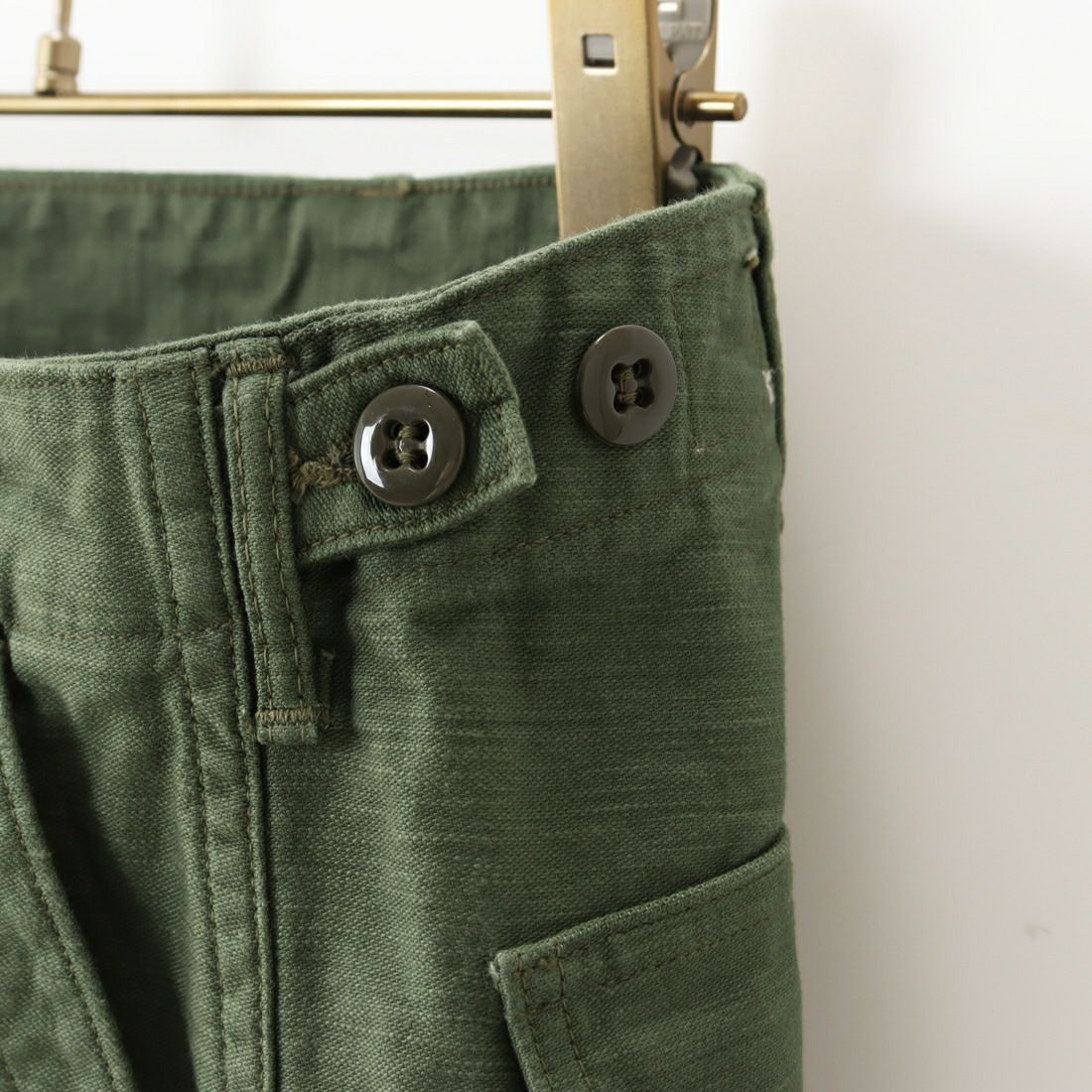 orSlow [オアスロウ] スリムフィット ファティーグパンツ [01-5032] 16 GREEN