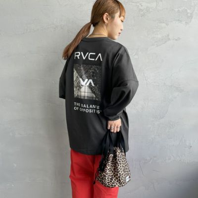 RVCA [ルーカ] IVY LEAGUE CROPPED V-NECK トレーナー [BD044-155