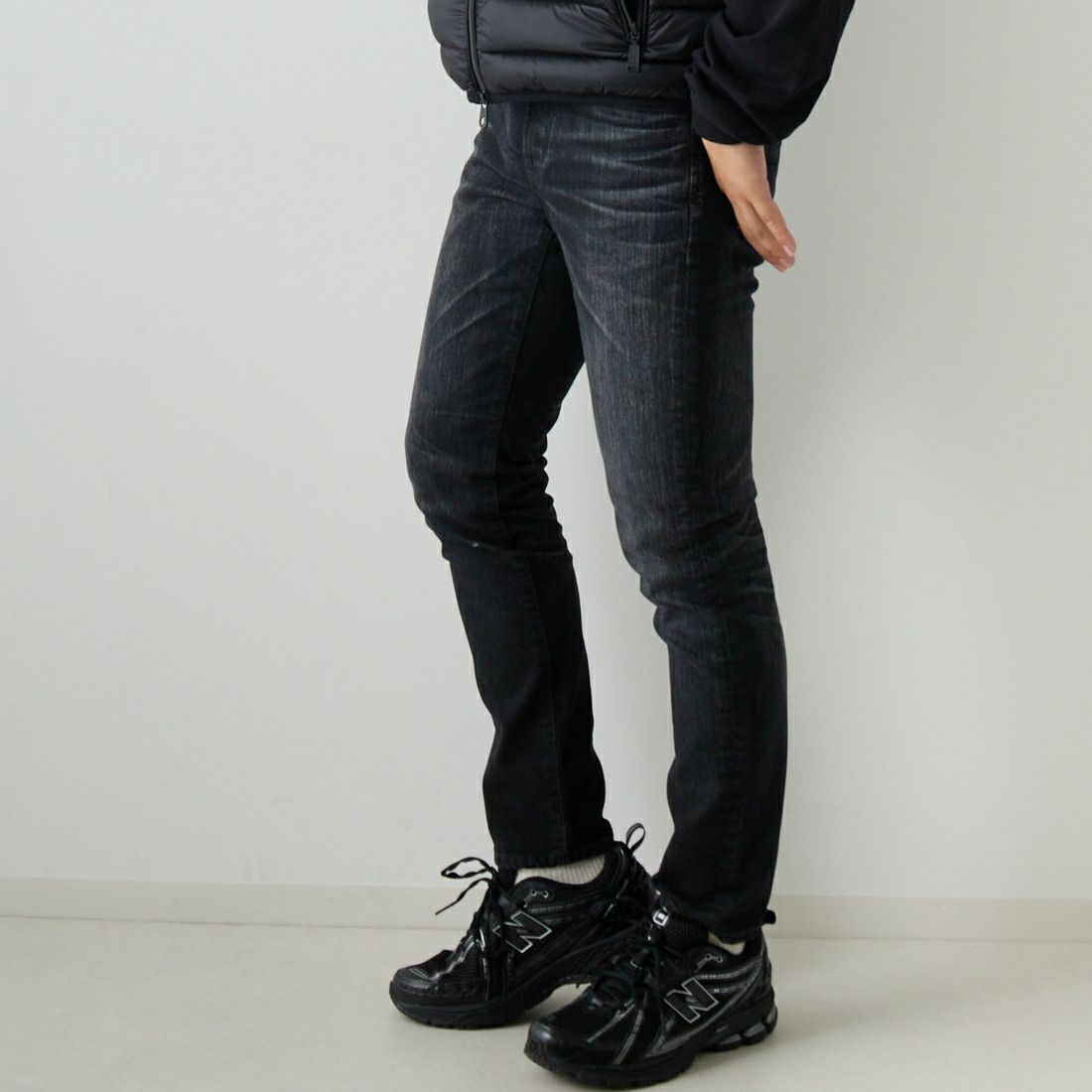 YANUK [ヤヌーク] テーパード PHILIP2/フィリップ2 [57233004] OBK &&モデル身長：179cm 着用サイズ：29&&