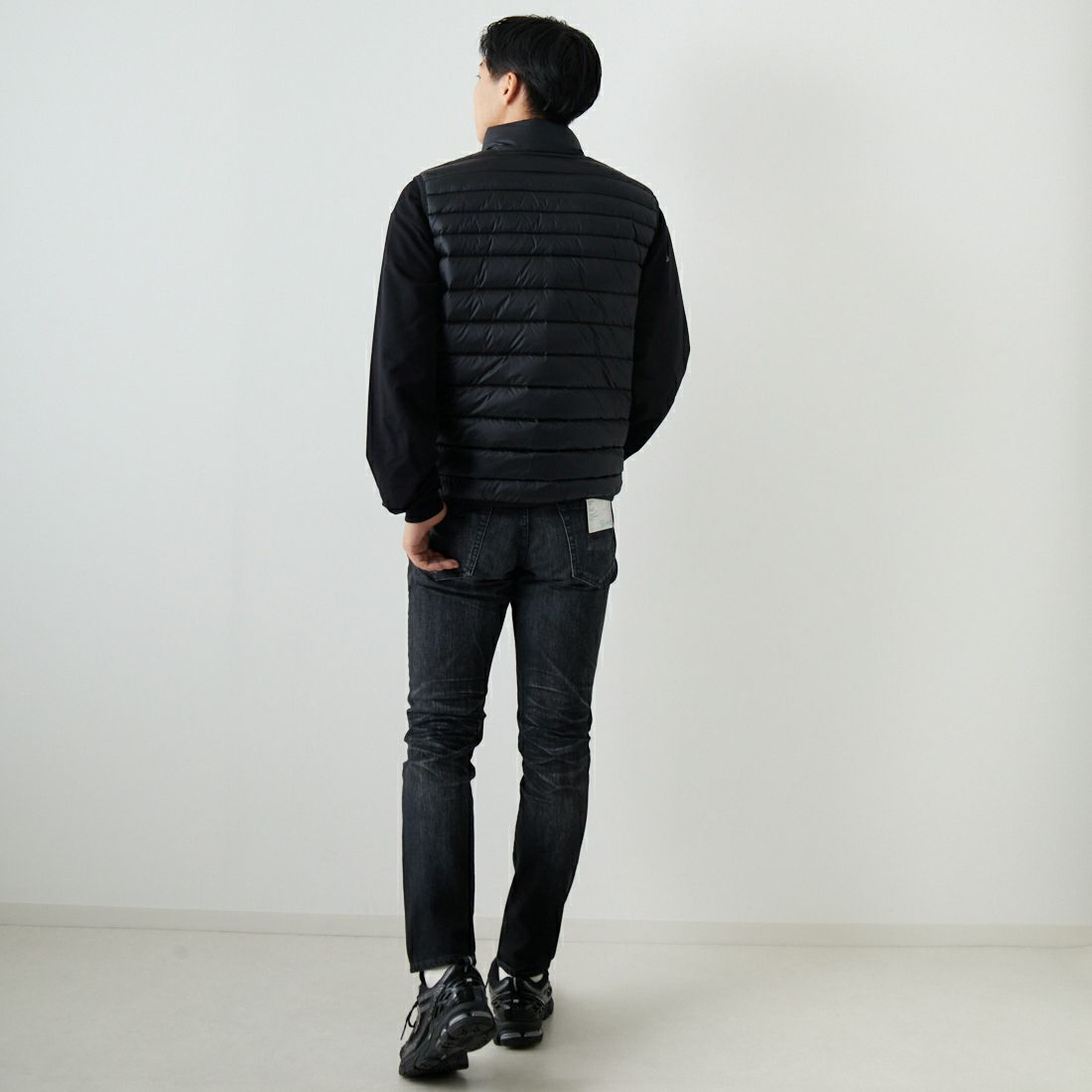 YANUK [ヤヌーク] テーパード PHILIP2/フィリップ2 [57233004] OBK &&モデル身長：179cm 着用サイズ：29&&