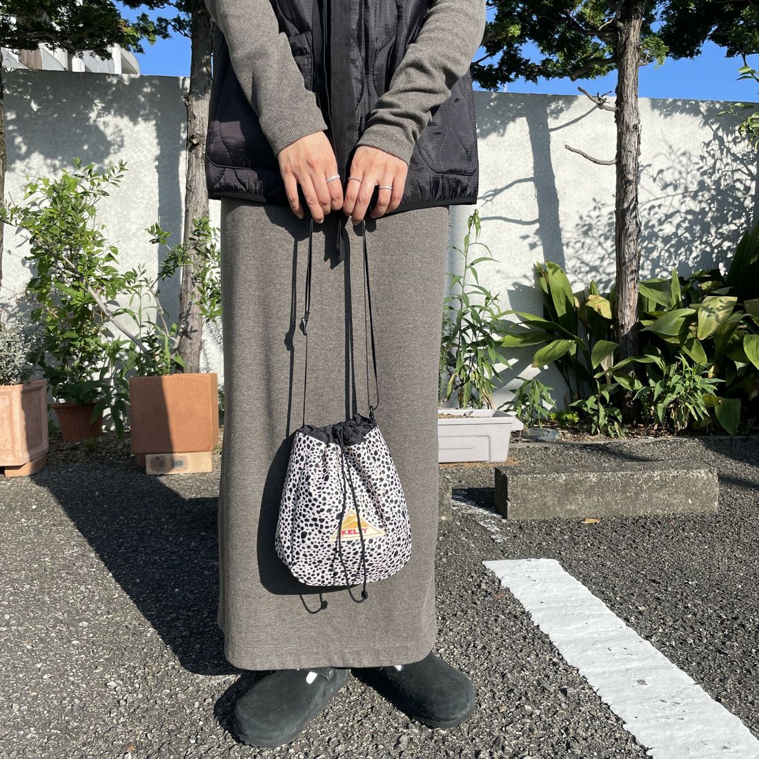 KELTY [ケルティ] DP 巾着ショルダーバッグ [32592431] BEIGE DAL