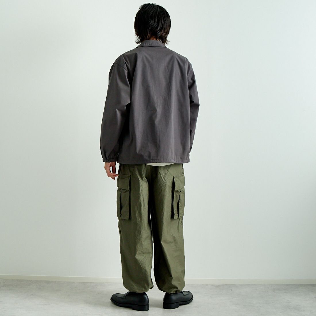 THE NORTH FACE PURPLE LABEL [ザ ノースフェイス パープルレーベル] 65/35 フィールドジャケット [NP2353N] AH ASPHALT &&モデル身長：182cm 着用サイズ：M&&