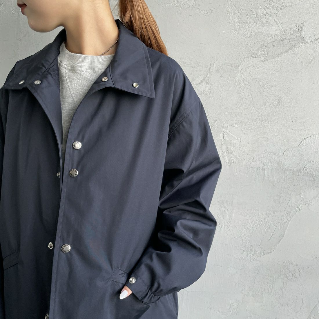 THE NORTH FACE PURPLE LABEL [ザ ノースフェイス パープルレーベル] 65/35 フィールドジャケット [NP2353N] DN DK NAVY&&モデル身長：156cm　着用サイズ：F&&