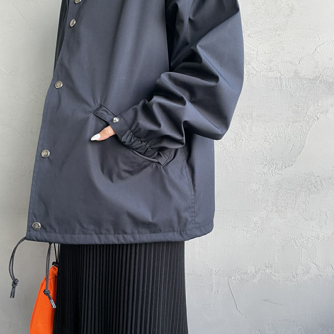 THE NORTH FACE PURPLE LABEL [ザ ノースフェイス パープルレーベル] 65/35 フィールドジャケット [NP2353N] DN DK NAVY&&モデル身長：156cm　着用サイズ：F&&