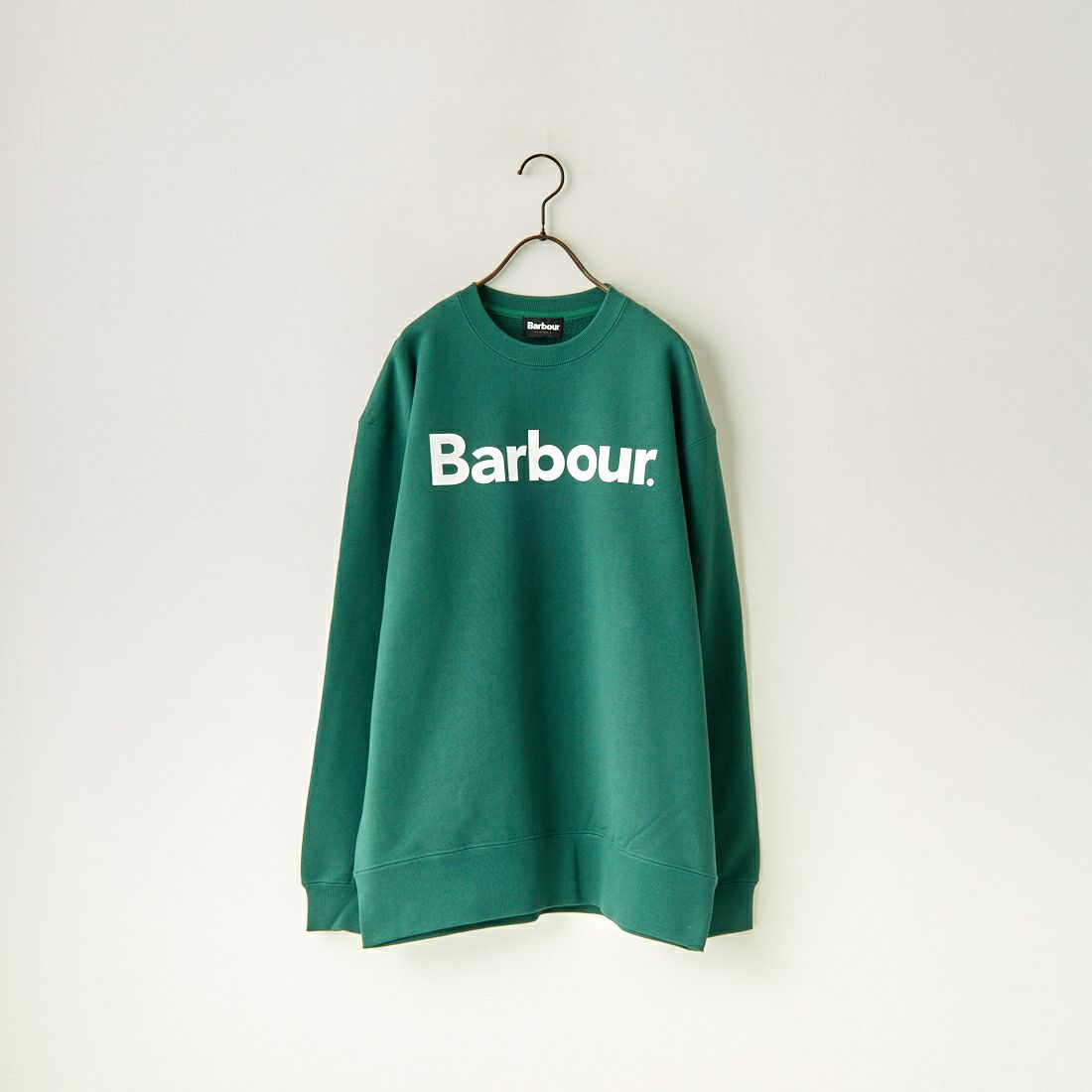 Barbour [バブアー] クルーネックロゴスウェット [231MOLG001