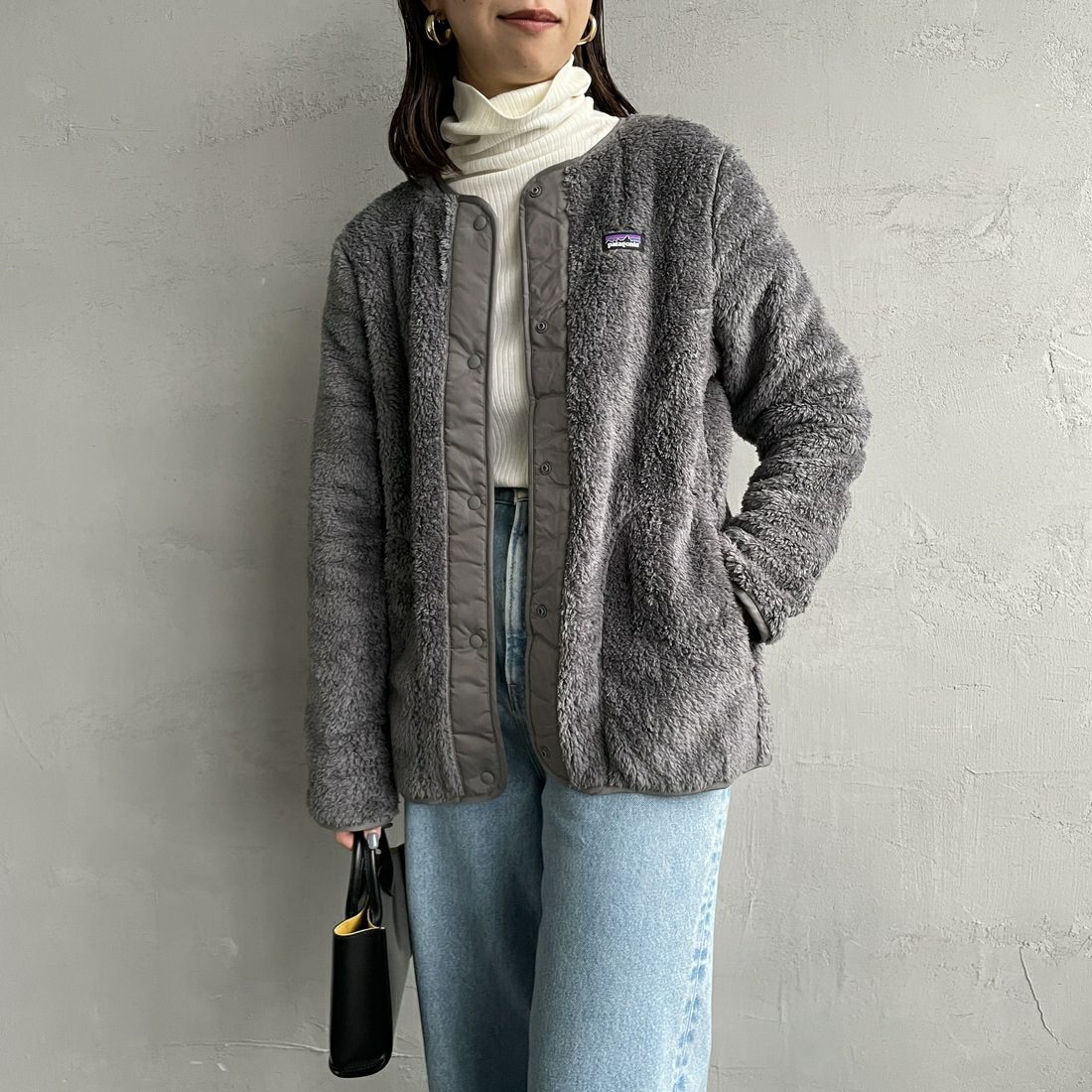 patagonia [パタゴニア] キッズ ロス ガトス カーディガン [65440] FGE &&モデル身長：163cm 着用サイズ：KID-XXL&&