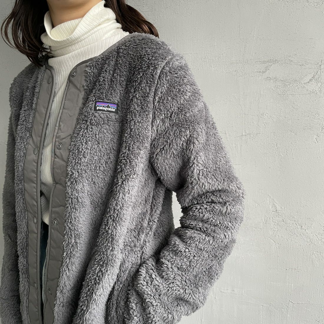 patagonia [パタゴニア] キッズ ロス ガトス カーディガン [65440] FGE &&モデル身長：163cm 着用サイズ：KID-XXL&&