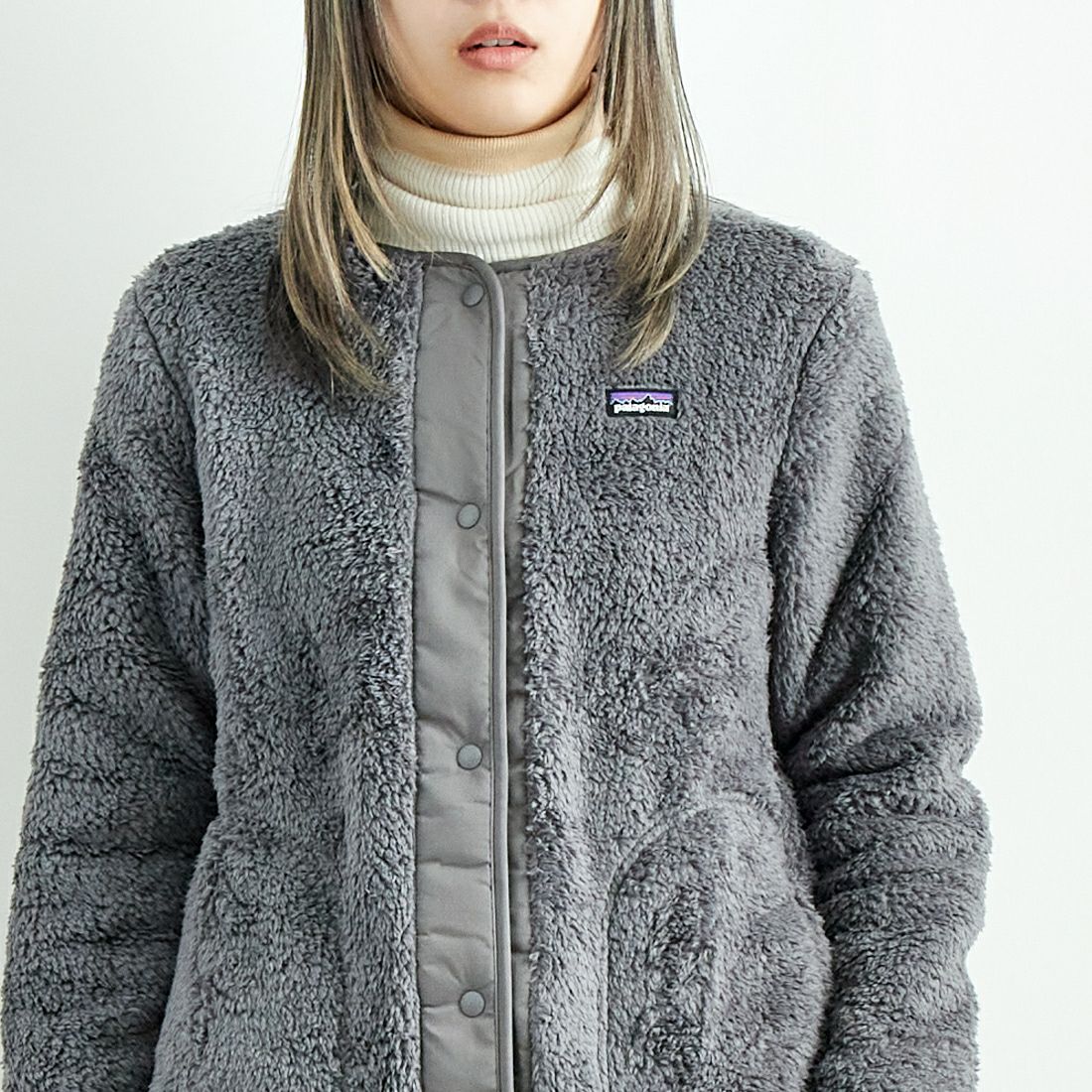 patagonia [パタゴニア] キッズ ロス ガトス カーディガン [65440] FGE &&モデル身長：167cm 着用サイズ：KID-XXL&&