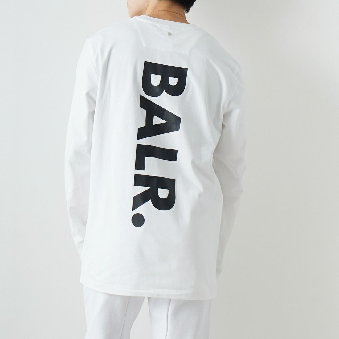 BALR. [ボーラー] 日本限定 ストレートロゴ ロングスリーブTシャツ [B11111052]