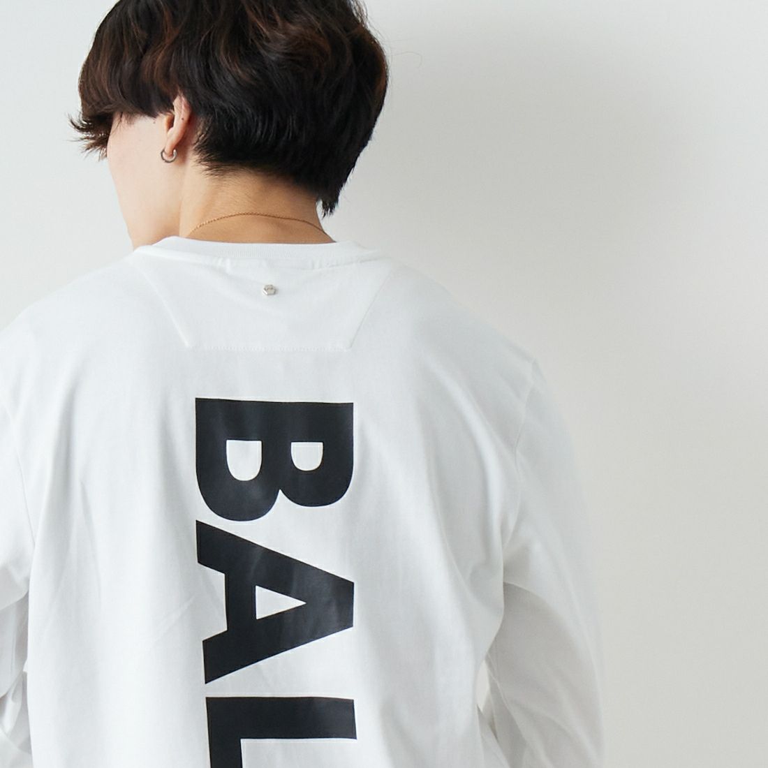 BALR. [ボーラー] 日本限定 ストレートロゴ ロングスリーブTシャツ [B11111052]
