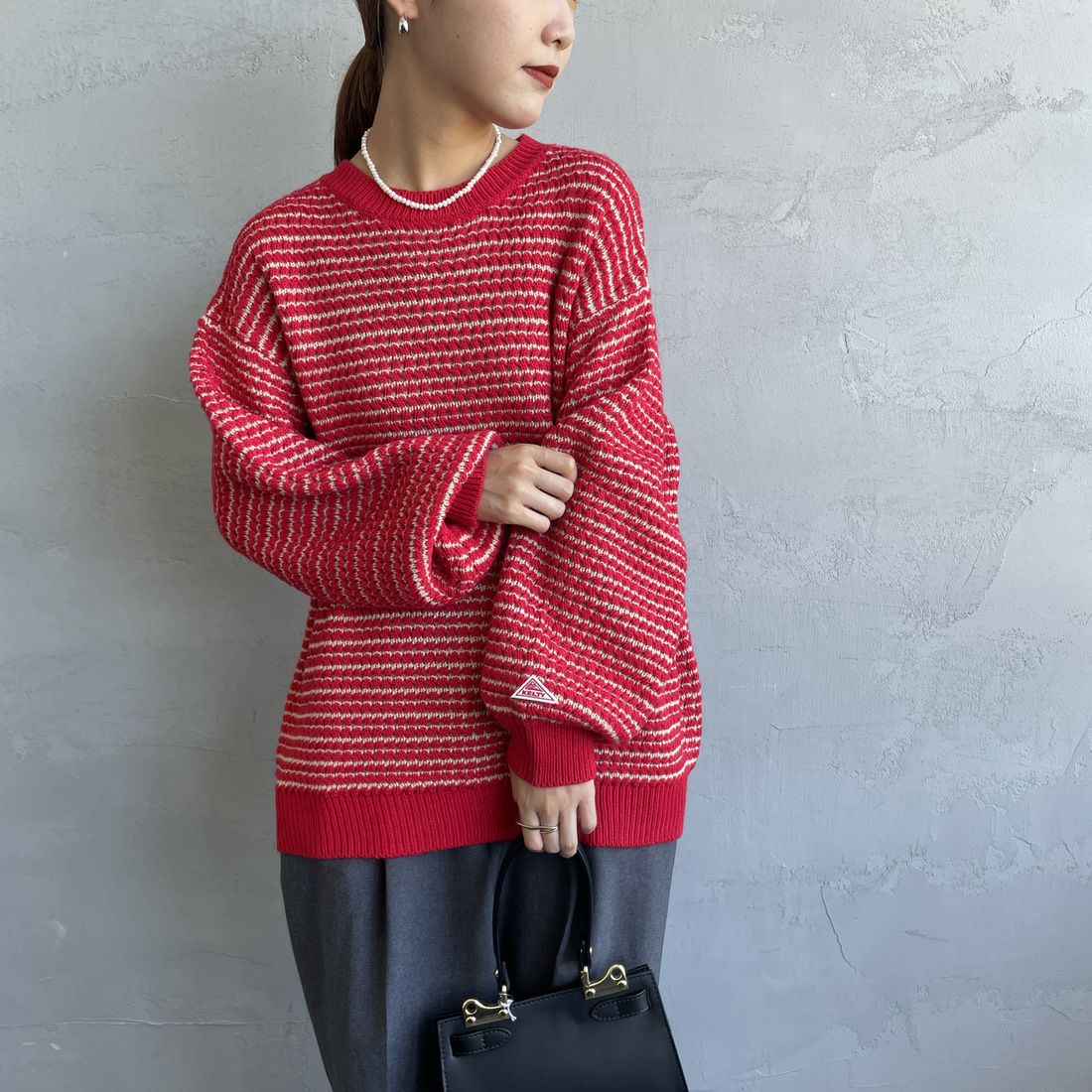 KELTY [ケルティ] 別注 クルーネックジャガードニット [KE-KNIT-IN02-JF]