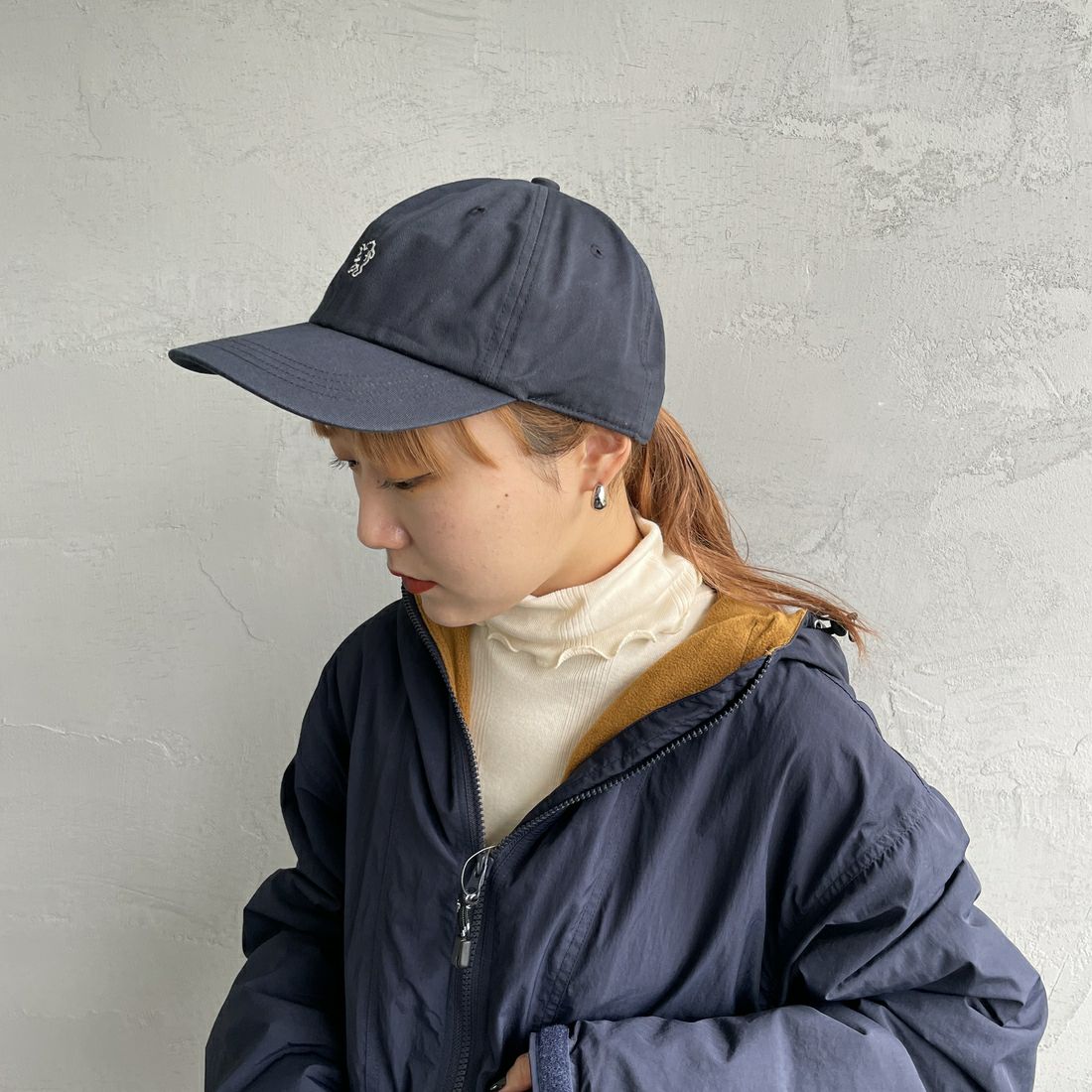 Gymphlex [ジムフレックス] チノクロス 6パネルキャップ [GY-H0253] NAVY