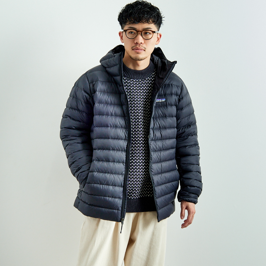 BLK&&モデル身長：168cm 着用サイズ：L&&