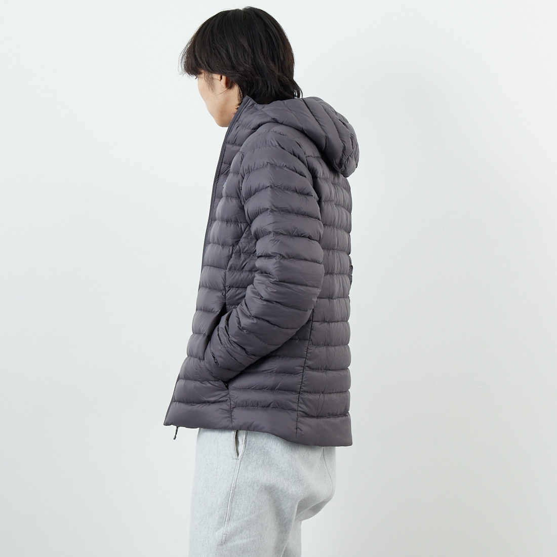 patagonia [パタゴニア] メンズ ダウン セーター フーディ [84702] FEG &&モデル身長：179cm 着用サイズ：M&&