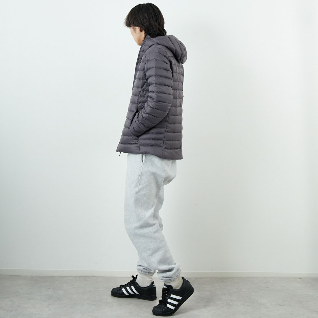 patagonia [パタゴニア] メンズ ダウン セーター フーディ [84702] FEG &&モデル身長：179cm 着用サイズ：M&&