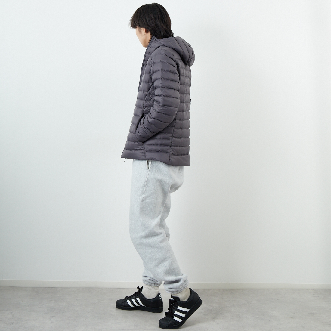 patagonia [パタゴニア] メンズ ダウン セーター フーディ [84702] FEG &&モデル身長：179cm 着用サイズ：M&&