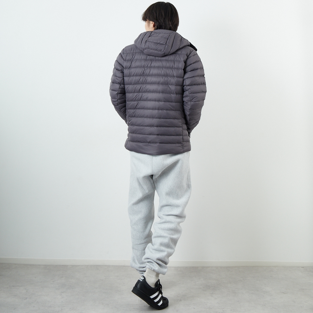 patagonia [パタゴニア] メンズ ダウン セーター フーディ [84702] FEG &&モデル身長：179cm 着用サイズ：M&&