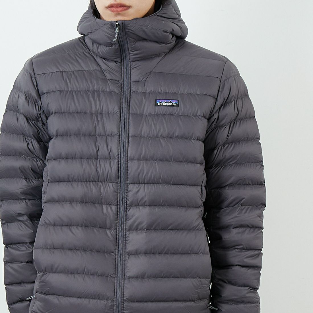 patagonia [パタゴニア] メンズ ダウン セーター フーディ [84702] FEG &&モデル身長：179cm 着用サイズ：M&&