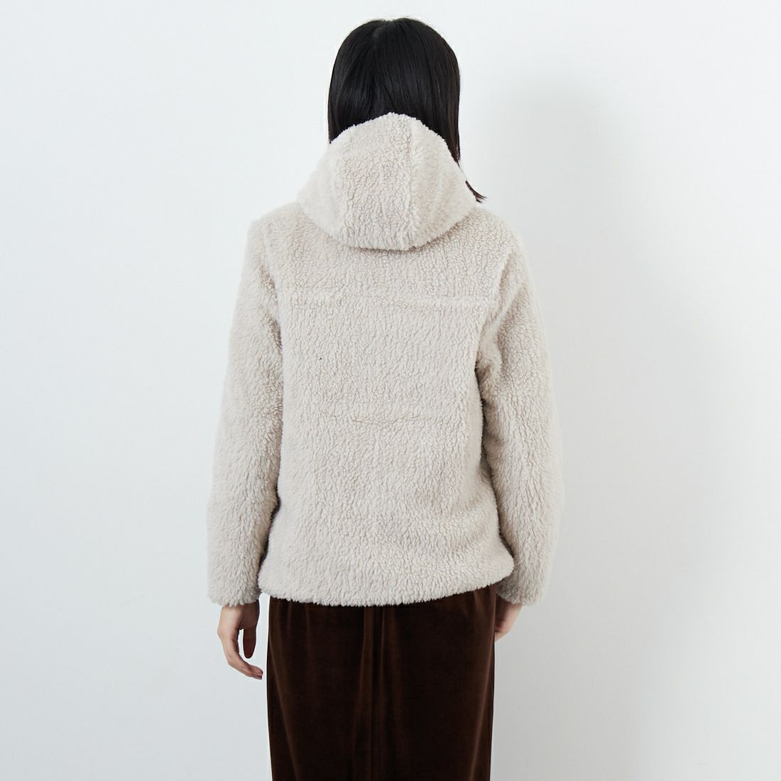 patagonia [パタゴニア] リバーシブル レディ フレディ フーディ [68095] ORTN &&モデル身長：162cm 着用サイズ：KID-XL&&