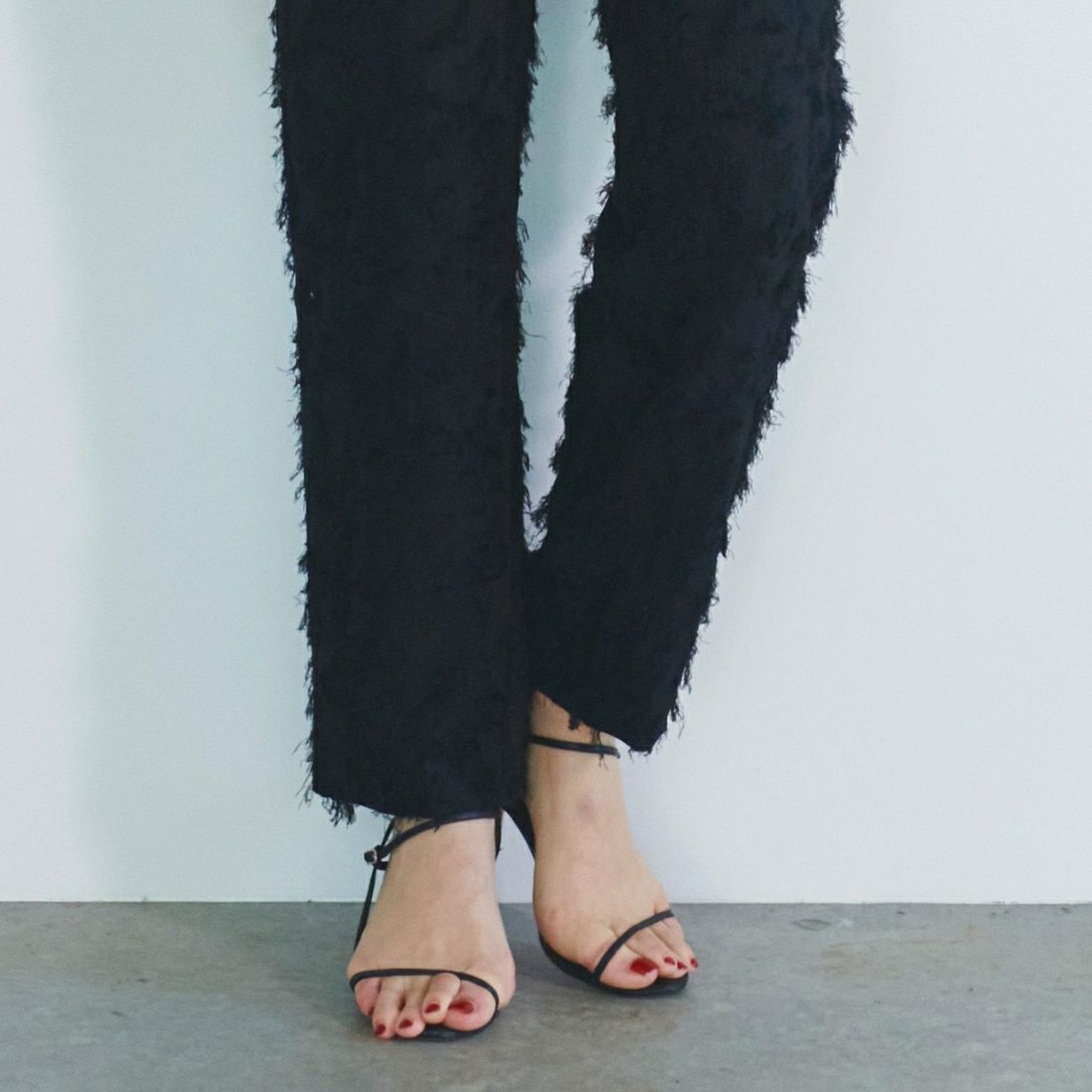 USINE [ユジーヌ] テーパードパンツ [2330401] BLACK