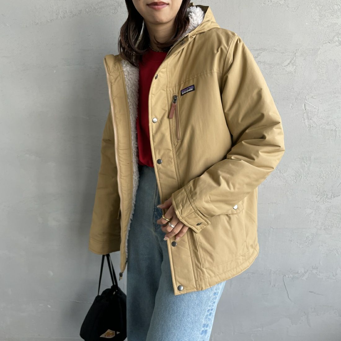 XXLサイズ GRBN 新品 Patagonia キッズ インファーノジャケット-