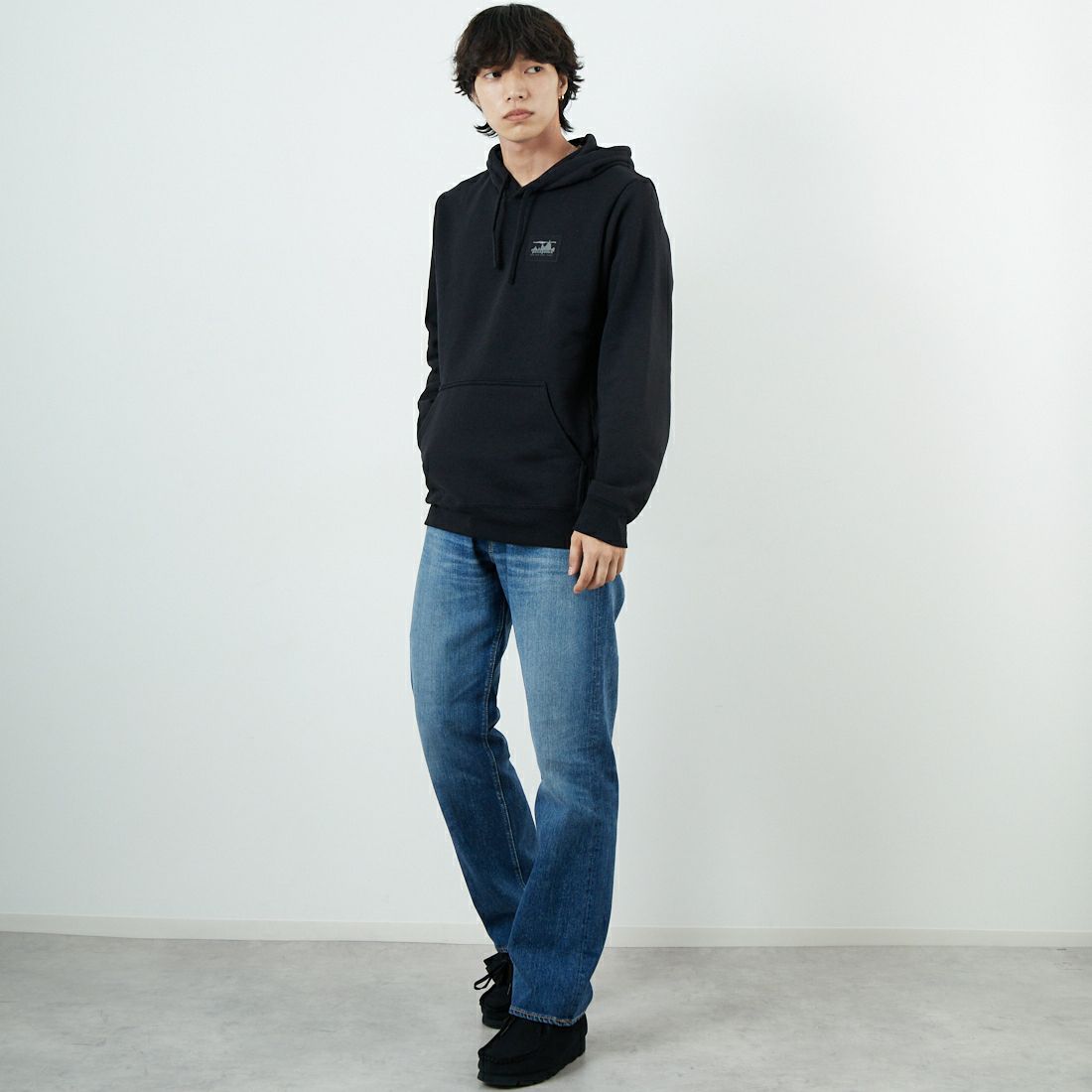 patagonia [パタゴニア] 73 スカイライン アップライザルフーディ [39678] INBK &&モデル身長：179cm 着用サイズ：M&&