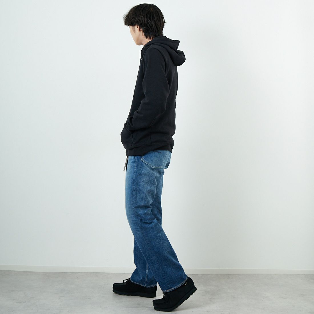 patagonia [パタゴニア] 73 スカイライン アップライザルフーディ [39678] INBK &&モデル身長：179cm 着用サイズ：M&&