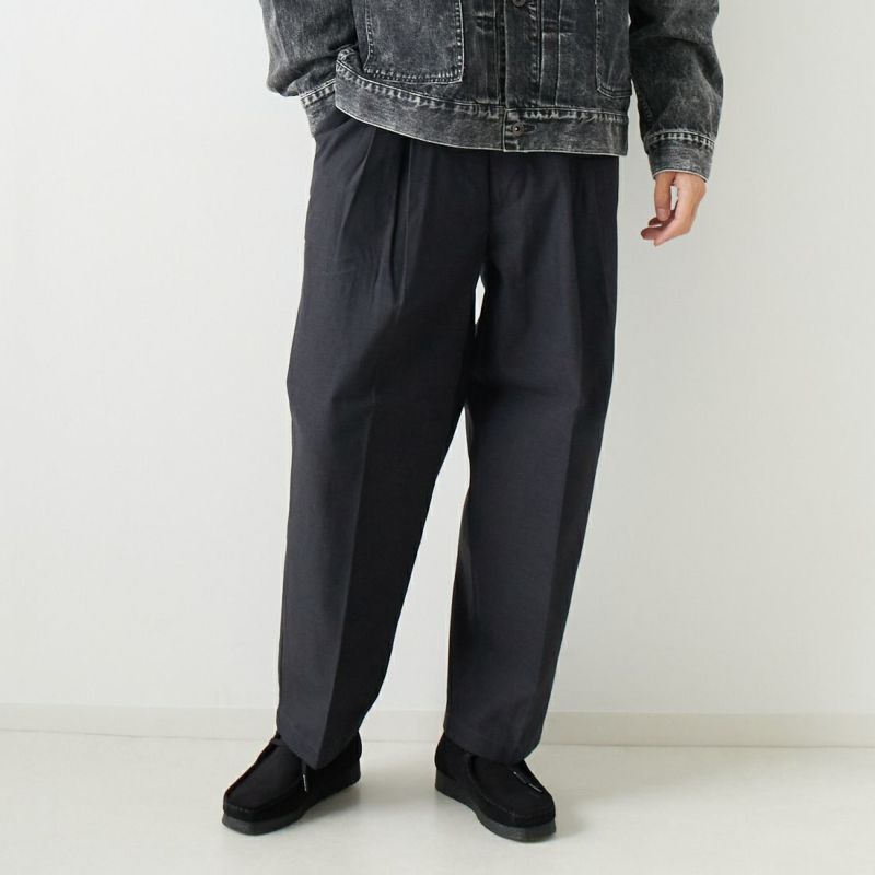 STILL BY HAND [スティルバイハンド] 2TUCK センタープレスパンツ [PT04233]