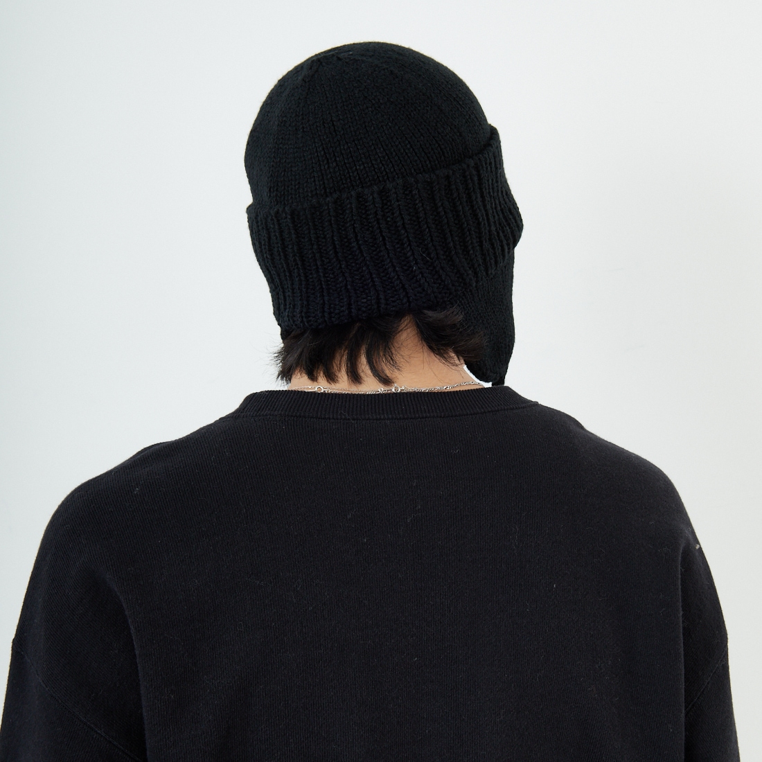 RACAL [ラカル] 耳当て付きニットキャップ [RL-21-1179] BLACK