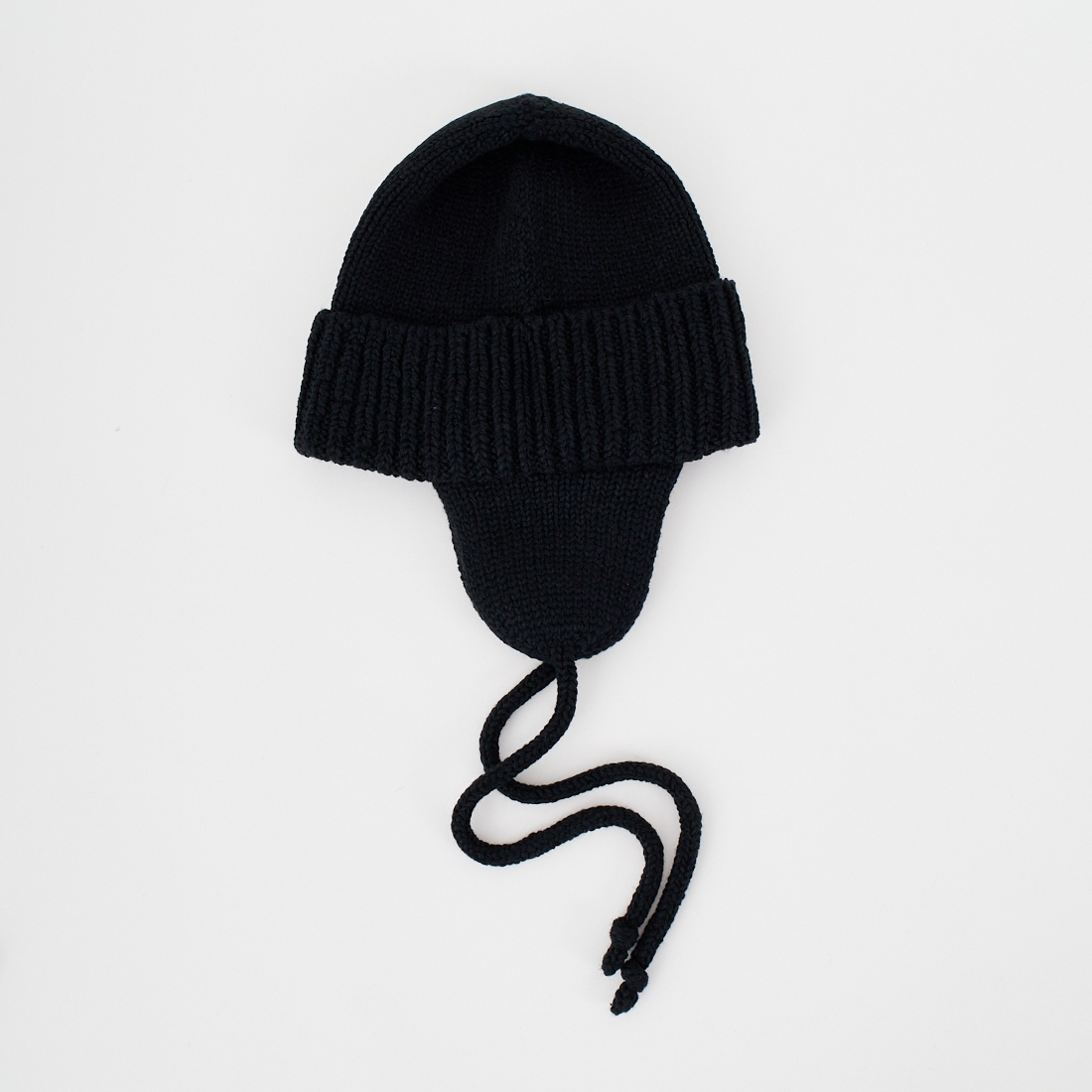 RACAL [ラカル] 耳当て付きニットキャップ [RL-21-1179] BLACK