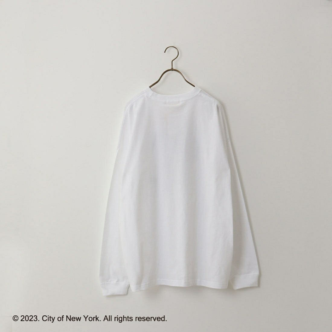NYC × GOOD ROCK SPEED [エヌワイシー × グッドロックスピード] NYC ロングスリーブプリントTシャツ [23NYC045W] WHITE