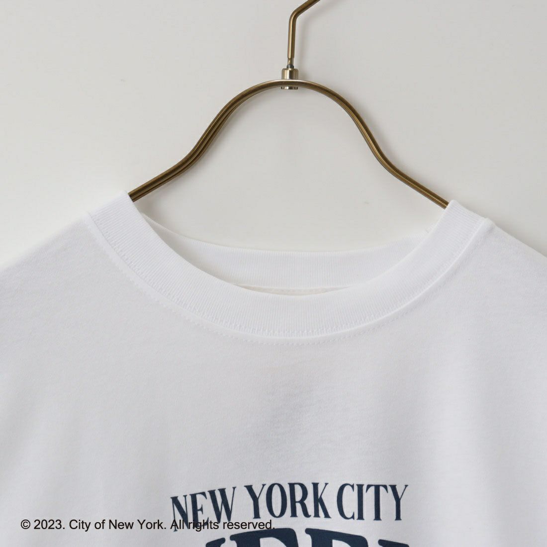 NYC × GOOD ROCK SPEED [エヌワイシー × グッドロックスピード] NYC ロングスリーブプリントTシャツ [23NYC045W] WHITE