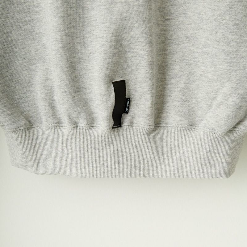 CHARI&CO [チャリアンドコー] ×TBS NEWS DIG 刺繍フーディ [EMBROIDERY-HOODIE] GRAY