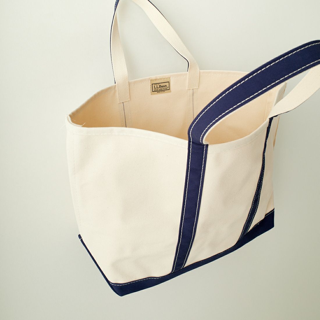 L.L.BEAN [エルエルビーン] ボートアンドトートバッグ ラージ [112637] BLUE TRIM